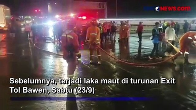 Pasca Laka Maut Bawen, Petugas Damkar Didatangkan Untuk Bersihkan TKP