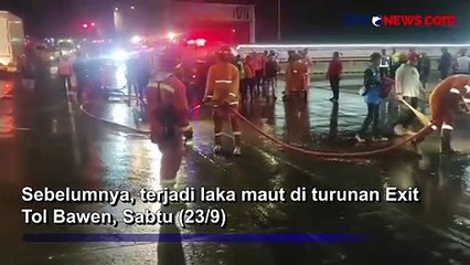 Pasca Laka Maut Bawen, Petugas Damkar Didatangkan Untuk Bersihkan TKP