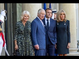 Charles III et Camilla quittent l'Elysée : accolades, bises... Des au revoir plein d'affection pou