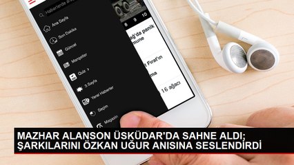 Mazhar Alanson Üsküdar Meydanı'nda sevenleriyle buluştu