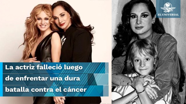 Al recordar a su madre, Susana Dosamantes, Paulina Rubio rompe en llanto en pleno escenario