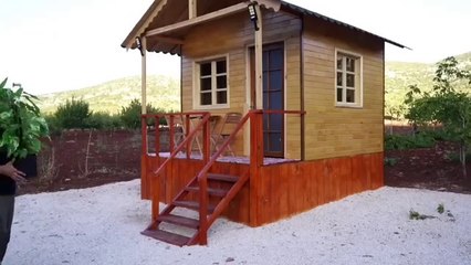 Building a Wooden House in 10 Days / Off Grid Log Cabin / Full Video