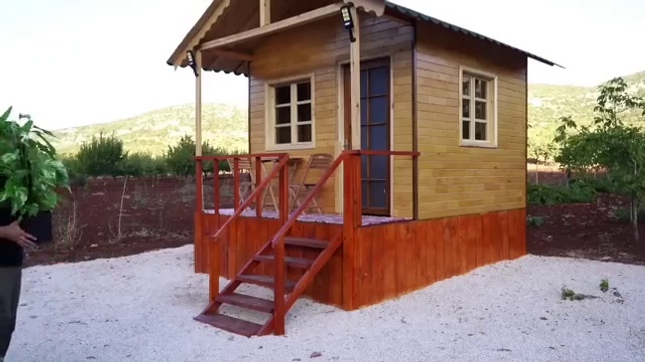 Building a Wooden House in 10 Days / Off Grid Log Cabin / Full Video