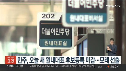 민주, 오늘 새 원내대표 후보등록 마감…모레 선출