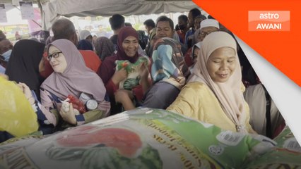 Jualan Rahmah diserbu penduduk untuk dapatkan bekalan beras