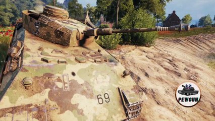 [ wot ] PZ.KPFW. V/IV 風暴中的Pz.Kpfw. V_IV！ | 8 kills 3k dmg | world of tanks |  @pewgun77 ​