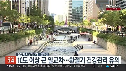 [날씨] 전국 맑고 큰 일교차…환절기 건강관리 유의
