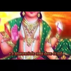 Surya o Deus Sol na Mitologia Hindu.