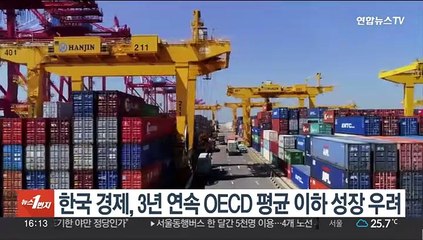 Download Video: 한국 경제, 3년 연속 OECD 평균 이하 성장 우려