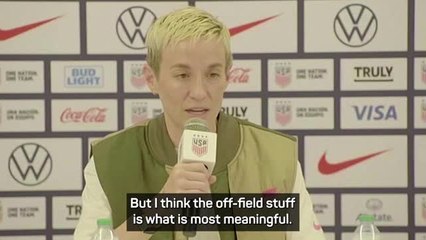 Rapinoe 'excited' for what's to come following retirement