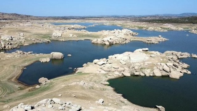 EDİRNE'NİN SUYUNUN KARŞILANDIĞI BARAJDA DOLULUK YÜZDE 9'A DÜŞTÜ