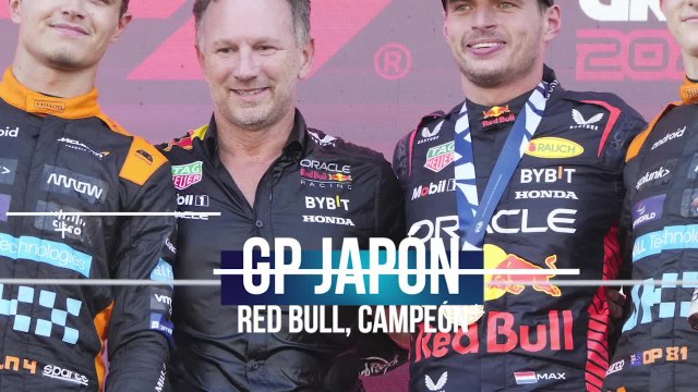 GP Japón: Red Bull es campeón y McLaren da otro paso hacia el éxito