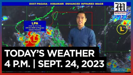 Check the Latest Weather Update at 4 P.M. on Sept. 24, 2023 ☀️