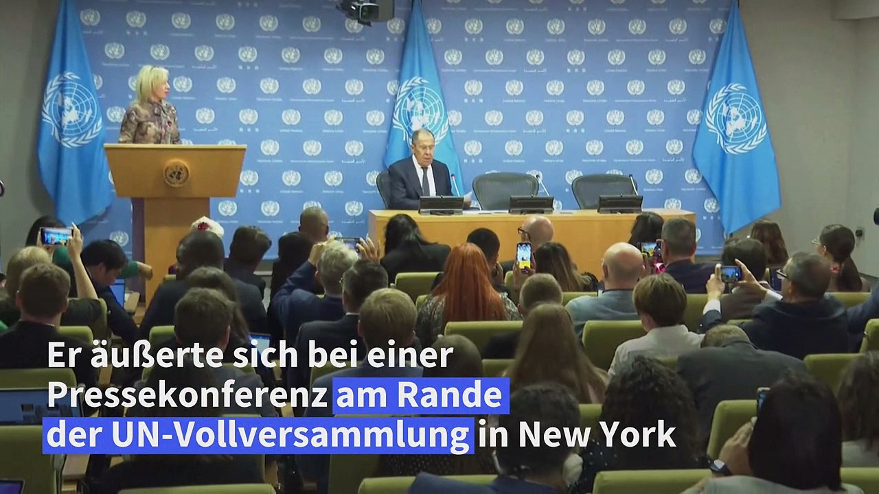 Lawrow wirft Westen 'direkten Kampf' gegen Russland in Ukraine vor