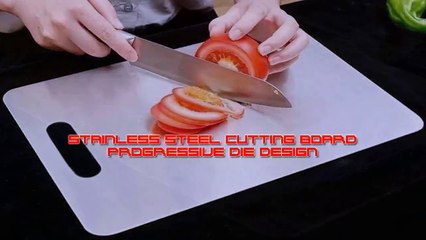 Progressive Die design for stainless steel cutting board - Khuôn dập thớt Inox