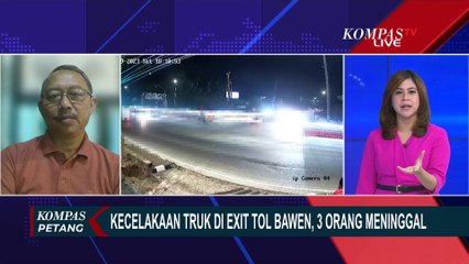 Download Video: Apa Penyebab Kecelakaan Truk di Exit Tol Bawen Semarang? Begini Kata Pakar Transportasi Indonesia