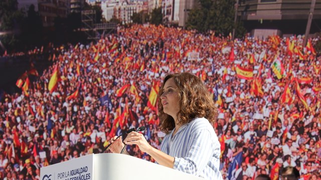 Díaz Ayuso: “Alberto Núñez Feijóo va a ser la voz de la dignidad de cada español”
