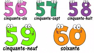 FRENCH Numbers 1-100 ♫ Big Numbers Song ♫ Compter jusqu'à 100 ♫ Comptine des Chiffres ♫