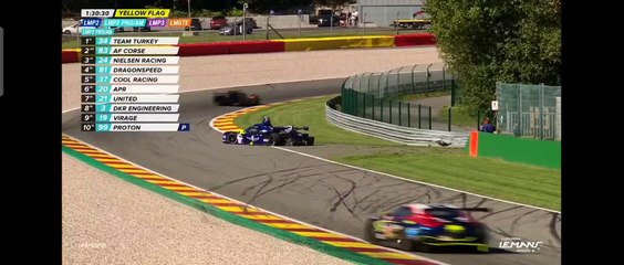 ELMS 2023 4H Spa Race Van Berlo Crashes