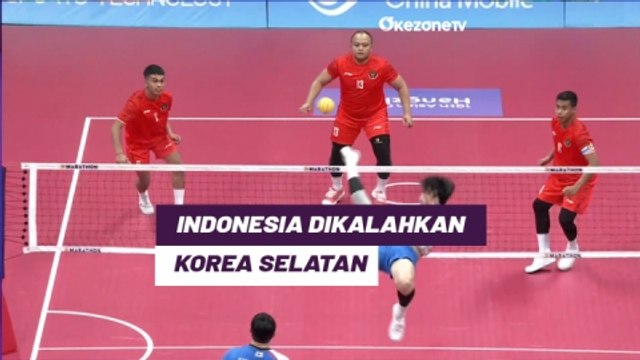 Highlight Asian Games 2023: Tim Sepak Takraw Beregu Putra Indonesia Ditaklukkan Korea Selatan 2-1