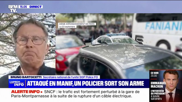 Voiture de police attaquée à Paris: Mes collègues sont profondément choqués , affirme Bruno Bartocetti (SGP Police-FO)