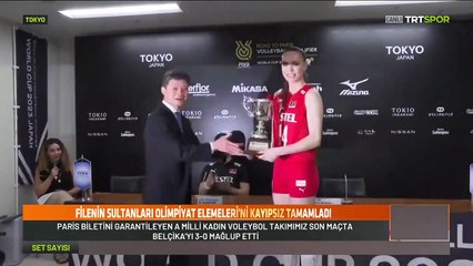 Belçika'yı mağlup eden Filenin Sultanları'ndan 7'de 7! Olimpiyat oyunlarına yenilgisiz gidiyorlar