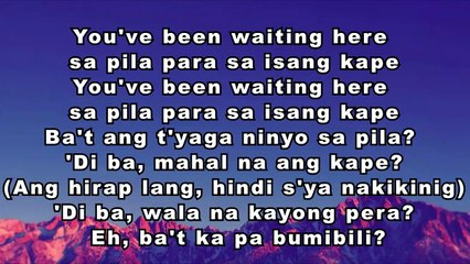 Bubble Gang_ Waiting Here sa Pila by Lolo Kanor (Raining in Manila Parody) (Lyrics)