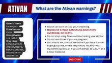 ✅✅ Ativan ✅ Lorazepam ✅  ✅ USES || SIDE EFFECTS || DOSAGE || DRUG INTERACTIONS