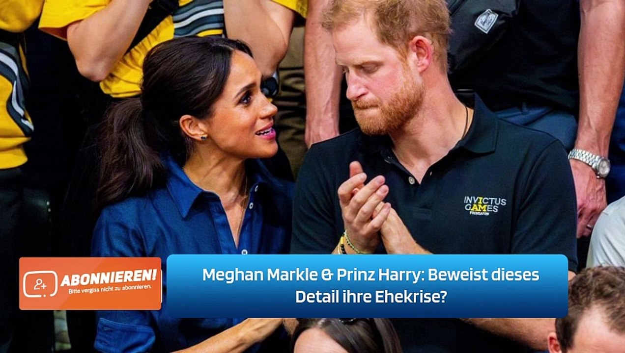 Meghan Markle & Prinz Harry: Beweist dieses Detail ihre Ehekrise?