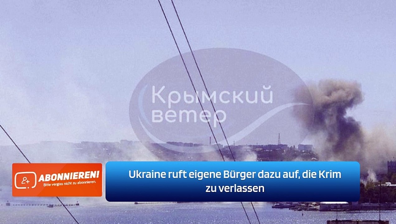 Ukraine ruft eigene Bürger dazu auf, die Krim zu verlassen