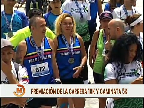 Realizan premiación de atletas que ocuparon los primeros puestos en la 1ra Carrera 10K y Caminata 5K