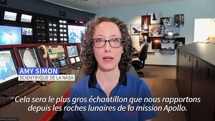 La Nasa s'apprête à rapporter sur Terre son premier échantillon d'astéroïde