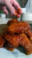 AILES DE POULETS FRITS SAUCE PIQUANTE  #fries #friedchicken #chicken #poulet #recette #recipe #recipes #chef #cuisine #easyrecipe #pouletfrit