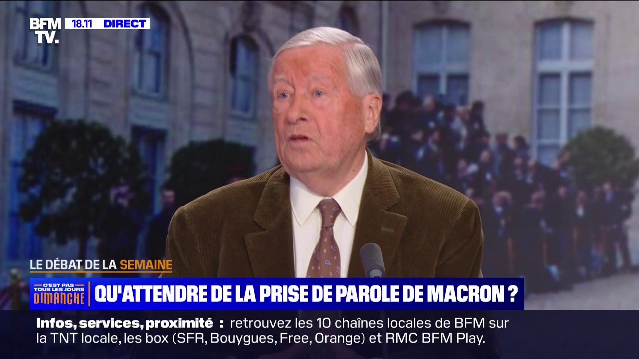 Interview d'Emmanuel Macron à 20h: "Ce qui, de très loin, préoccupe les Français, c'est le pouvoir d'achat", affirme Alain Duhamel