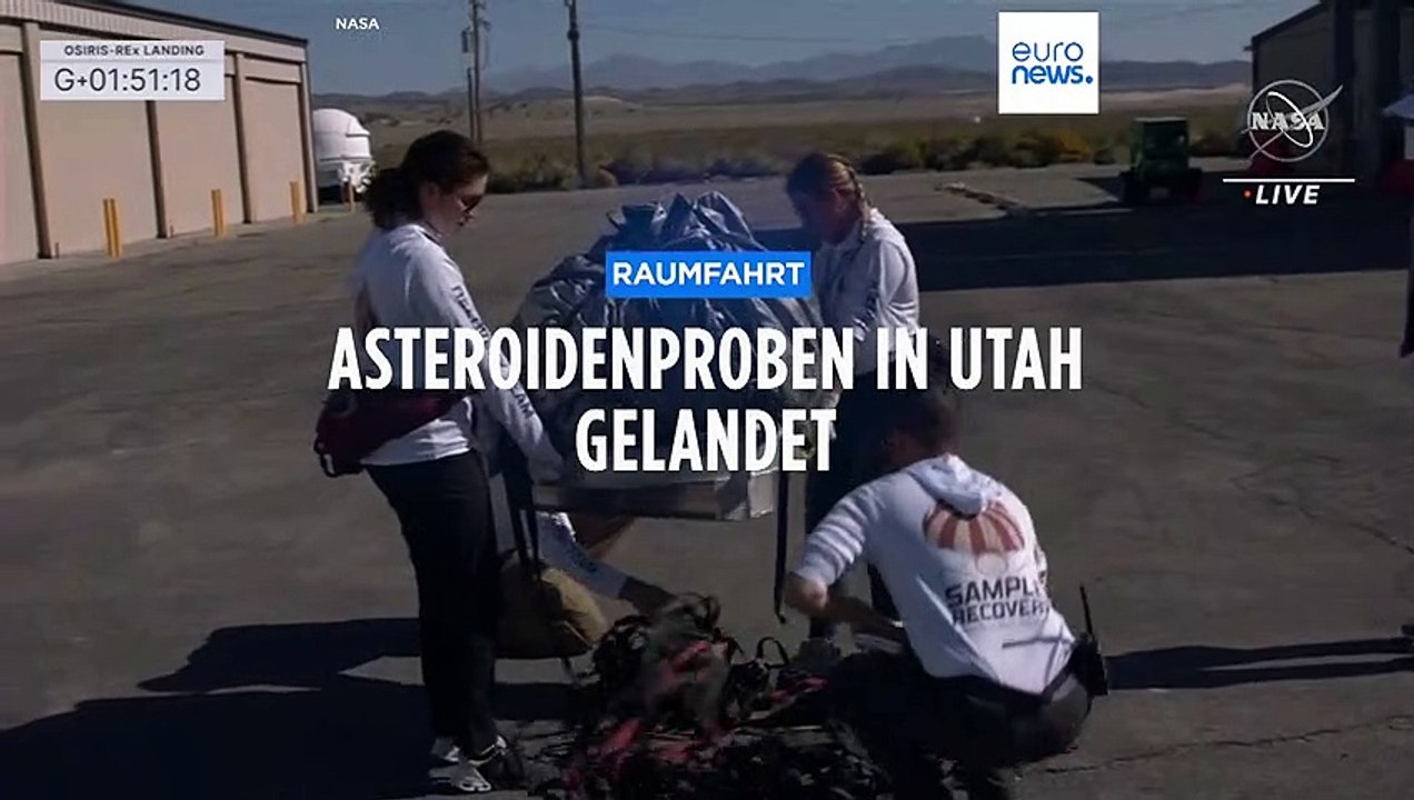 Osiris-Rex schickt Grüße von Bennu aus dem All zur Erde
