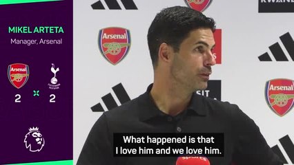 Arteta supports Jorginho after Tottenham mistake