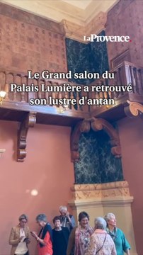 Le Grand salon du Palais Lumière a retrouvé son lustre d'antan