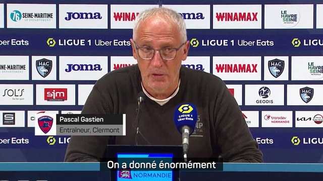 Gastien : Depuis le début de saison, on n’est pas récompensés