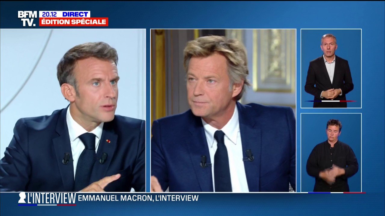 Travailleurs sans papiers dans les métiers en tension: "Quand vous avez des femmes et des hommes qui sont là pour travailler, qui travaillent bien [...], il ne faut pas les laisser dans la précarité administrative", affirme Emmanuel Macron