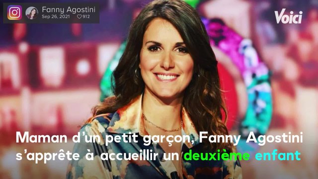 VOICI : Fanny Agostini enceinte pour la deuxième fois : la journaliste dévoile son ventre arrondi