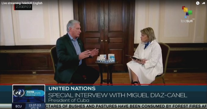 Diaz-Canel: Actions must back up the words expressed in these debates