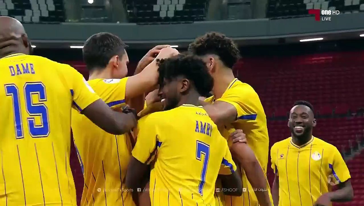 هدف ياسين براهيمي العالمي من ركلة مخالفة أمام فريق الدحيل.