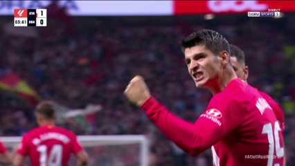 アルバロ・モラタは、レアル・マドリードに対して3分後にマークを付けます！