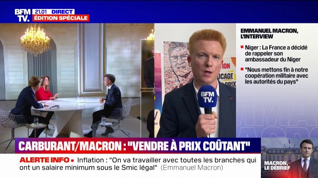 Adrien Quatennens (LFI-Nupes): Ce que devrait faire un président de la République, c'est le blocage des prix