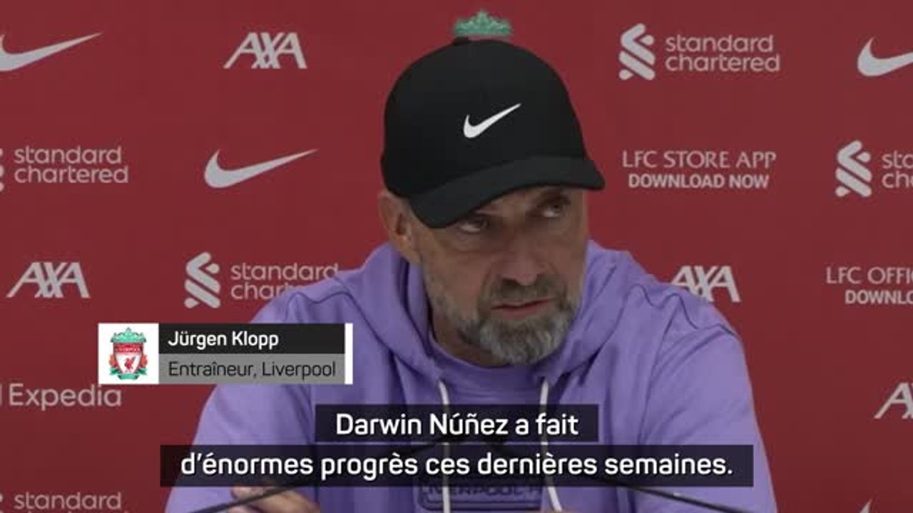 6e j. - Klopp : "Núñez a fait d'énormes progrès, c'est une menace"