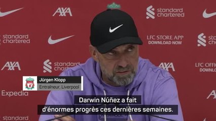 6e j. - Klopp : "Núñez a fait d'énormes progrès, c'est une menace"