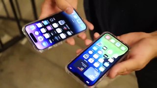 iPhone 14 Pro vs iPhone 13 Spiral Staircase Drop Test - Will it Survive