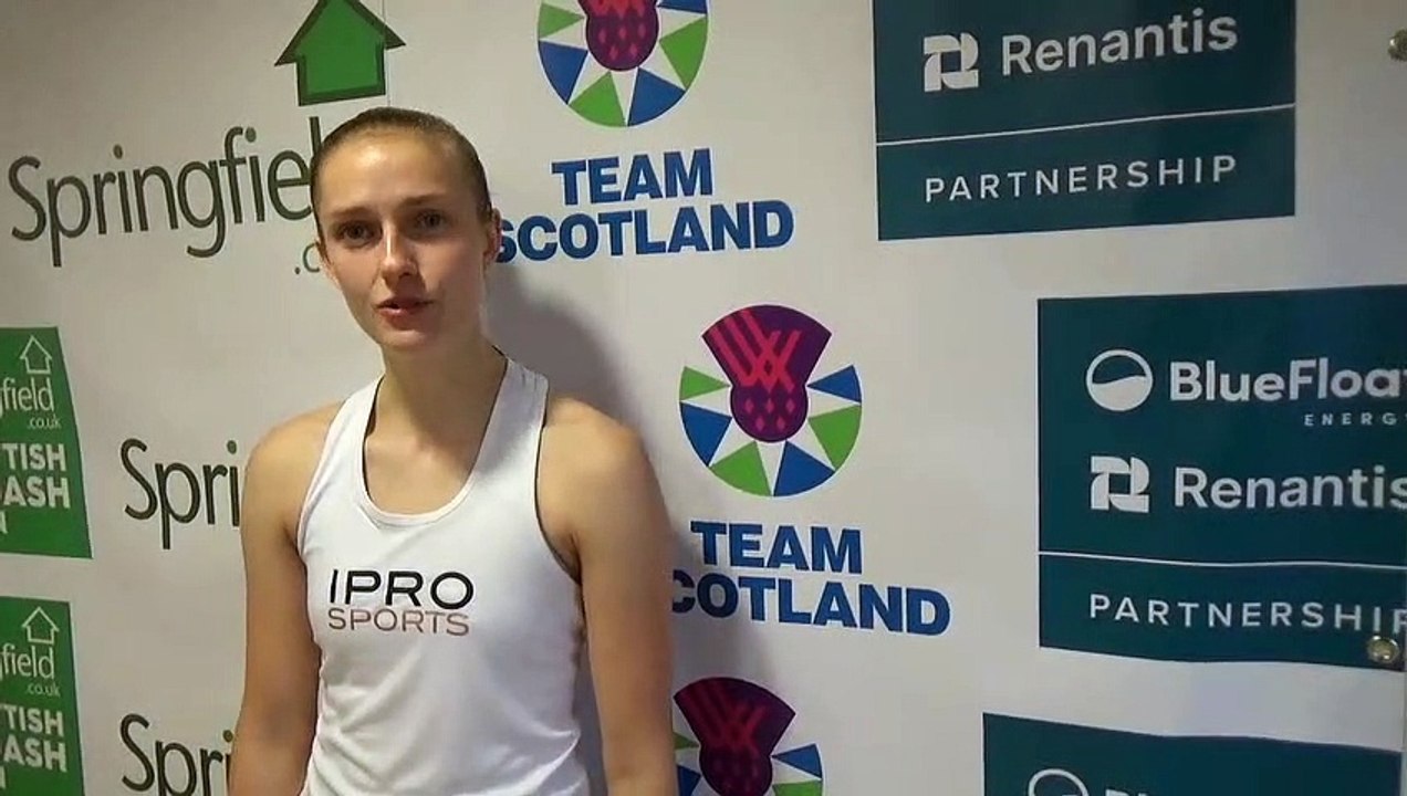 Grace Gear win Scottish Squash Open 2023 in Inverness