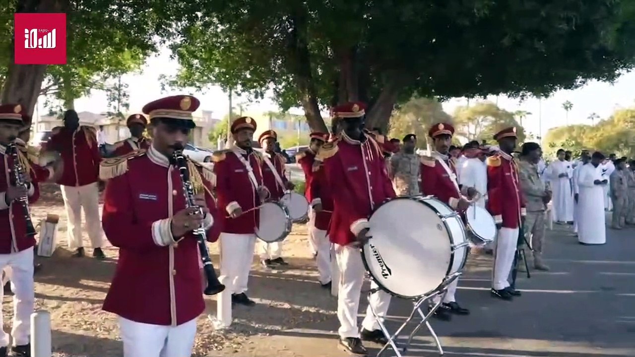 عروض ومسيرات عسكرية تجوب الجبيل الصناعية احتفالاً باليوم الوطني