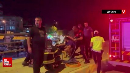 Aydın'da korkunç kaza: Vücudunda demir boru ile hastaneye kaldırıldı